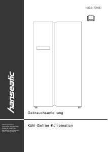 Manual Hanseatic HSBS17590EI Fridge-Freezer