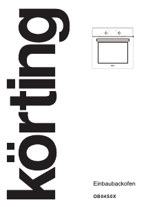 Bedienungsanleitung Körting OB04S0X Backofen
