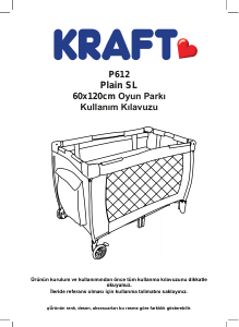 Kullanım kılavuzu Kraft P612 Plain SL Bebek karyolası