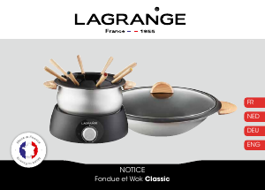 Manual Lagrange 349015 Classic Fondue