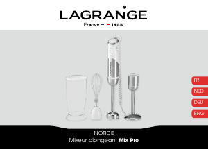 Manual Lagrange 619013 Mix Pro Hand Blender