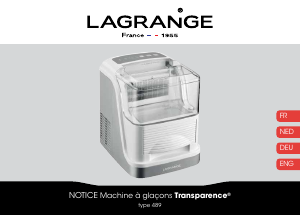 Bedienungsanleitung Lagrange 489003 Transparence Eiswürfelbereiter