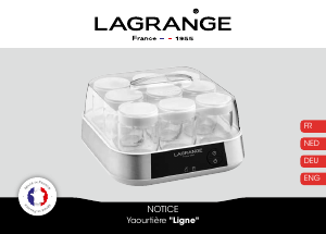 Handleiding Lagrange 459002 Ligne Yoghurtmaker