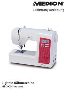 Bedienungsanleitung Medion MD 18080 Nähmaschine