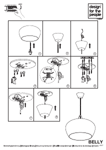 Bruksanvisning Nordlux Belly 46 Lampa