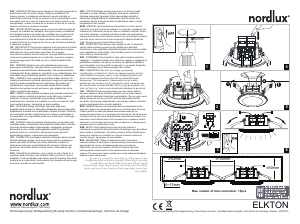 Εγχειρίδιο Nordlux Elkton 8 Λαμπτήρας