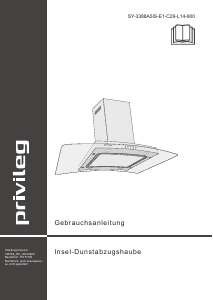 Manual Privileg SY-3388A5IS-E1-C29-L14-900 Cooker Hood