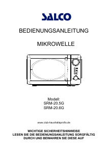 Mode d’emploi Salco SRM-20.5G Micro-onde