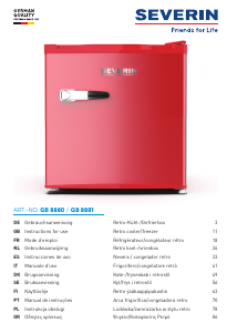 Manual Severin GB 8881 Refrigerator