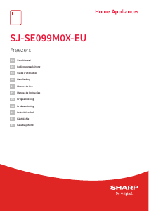 Manual de uso Sharp SJ-SE099M0X-EU Congelador