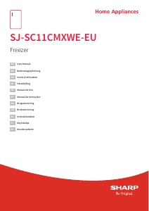 Bruksanvisning Sharp SJ-SC11CMXWE-EU Frys
