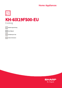 Handleiding Sharp K-61DX28IM0-EU Kookplaat