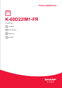 Mode d’emploi Sharp K-60D22IM1-FR Four