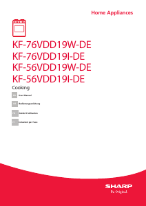Mode d’emploi Sharp KF-76VDD19W-DE Cuisinière