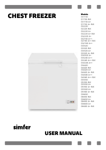 Manual Simfer CS2160 A++ Freezer