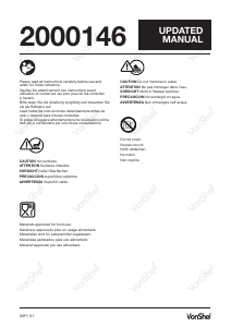 Manual VonShef 2000146 Oven