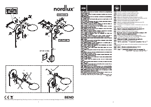 Manual Nordlux Bend Candeeiro