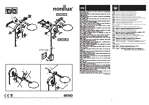 Bruksanvisning Nordlux Bend Lampa