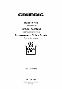 Bedienungsanleitung Grundig GIEI 623471 MN Kochfeld