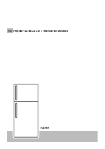 Manual Albatros FA291 Combina frigorifica