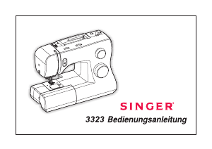 Bedienungsanleitung Singer 3323 Talent Nähmaschine