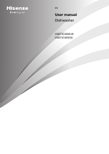 Manual Hisense HS673C60WUK Dishwasher