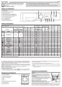 Manual Hotpoint NS1044CWKEU N Máquina de lavar roupa