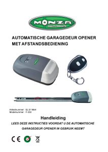 Handleiding Monza D-330 Garagedeuropener