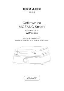 Manual Mozano GOF 01 Waffle Maker