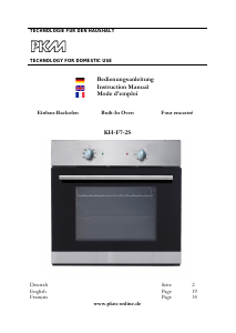 Bedienungsanleitung PKM KH-F7-2S Backofen