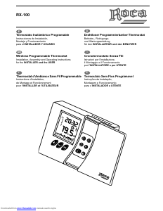 Manual Roca RX-100 Thermostat