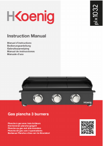 Manuale H.Koenig PLX1032 Barbecue