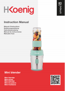 Manual H.Koenig SMOO18 Blender