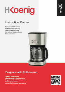 Manual H.Koenig MG30 Coffee Machine