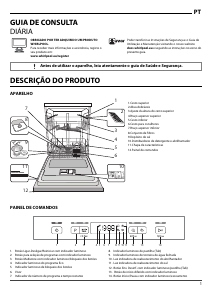 Manual Whirlpool WBC 3C26 X Máquina de lavar louça