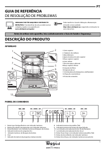 Manual Whirlpool WFC 3C24 PF Máquina de lavar louça