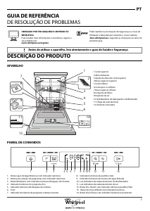 Manual Whirlpool WFC 3C26 X Máquina de lavar louça