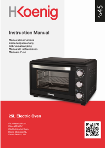 Manual H.Koenig FO25 Oven
