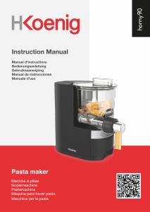 Manual H.Koenig HOMY90 Pasta Machine