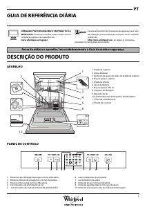 Manual Whirlpool WFE 2B17 X Máquina de lavar louça