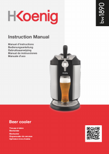 Manual de uso H.Koenig BW1890 Tirador de bebidas