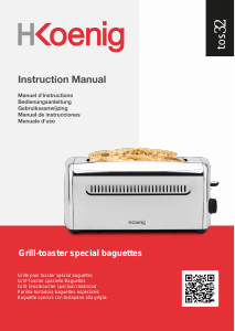 Bedienungsanleitung H.Koenig TOS32 Toaster