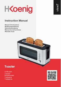 Bedienungsanleitung H.Koenig VIEW7 Toaster