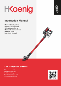 Manuale H.Koenig UP810 Aspirapolvere