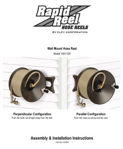 Handleiding Rapid Reel 1041-GH Tuinslanghaspel