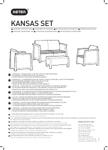 Посібник Keter Kansas Садовий стілець