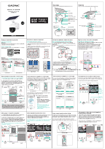 Manual de uso Gadnic P2P00042 Cámara de seguridad