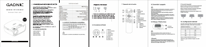 Manual de uso Gadnic PROJ041W Proyector