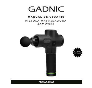 Manual de uso Gadnic MASAJ152 Masajeador