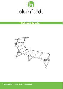 Manuál Blumfeldt 10031010 Zahradní křesílko